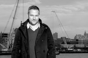 Conductor Greg Beardsell photographed in London, November 2018
