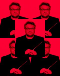 Conductor Paul Mann photographed in Manchester by Sara Porter